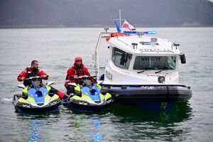 Policjanci oraz inne osoby podczas doskonalenia