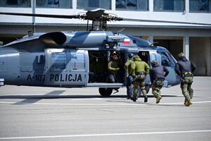 Policjanci podczas szkolenia