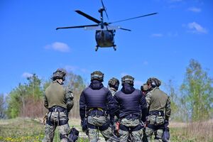 Policjanci podczas szkolenia