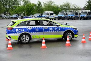 Policjanci podczas eliminacji