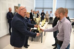 Funkcjonariusze podczas uroczystego zakończenia konkursu „Policjant Służby Kryminalnej Roku 2026"