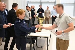 Funkcjonariusze podczas uroczystego zakończenia konkursu „Policjant Służby Kryminalnej Roku 2026"
