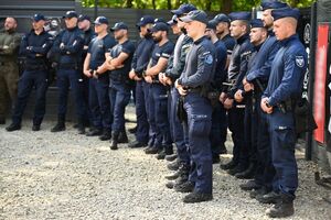 Policjanci podczas szkolenia