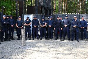 Policjanci podczas szkolenia