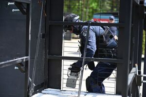 Policjanci podczas szkolenia