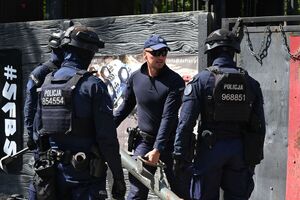 Policjanci podczas szkolenia