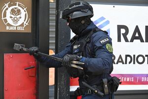 Policjanci podczas szkolenia
