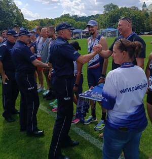 Policjanci podczas pikniku