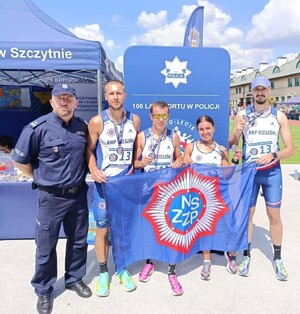 Policjanci podczas pikniku