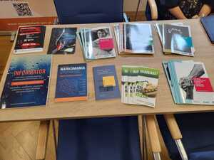 Policjanci na spotkaniu z pracownikami ROPS