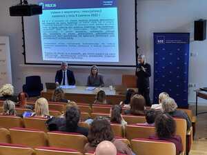 Policjanci biorący udział w Kongresie Nowoczesnej Edukacji na Uniwersytecie Rzeszowskim