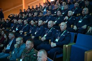 Policjanci podczas Carpathian Drone Summit 2026