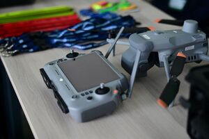 Policjanci podczas Carpathian Drone Summit 2026