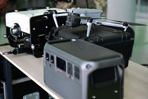 Policjanci podczas Carpathian Drone Summit 2026