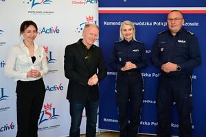 policjanci podczas castingu „Przyszłość a Ty”