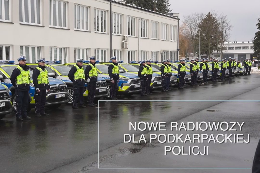 Nowe radiowozy dla podkarpackiej Policji