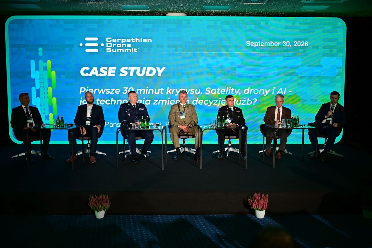 Carpathian Drone Summit 2026 z udziałem podkarpackich policjantów