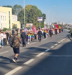 Na zdjęciu Marsz Równości w Rzeszowie.