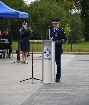 Na zdjęciu Komendant Miejski Policji w Rzeszowie mł. insp. Marek Pietrykowski.