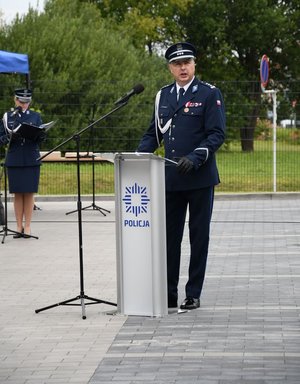 Na zdjęciu Komendant Wojewódzki Policji w Rzeszowie insp. Andrzej Patrzałek.