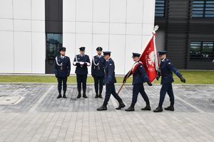 Na zdjęciu Poczet Sztandarowy i Flagowy KMP w Rzeszowie.