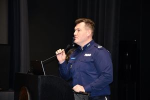 Na zdjeciu Zastępca Komendanta Miejskiego Policji w Rzeszowie podinsp.Maciej GAWRYŚ.