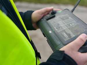 Zdjęcie z działań "Bezpieczny pieszy".