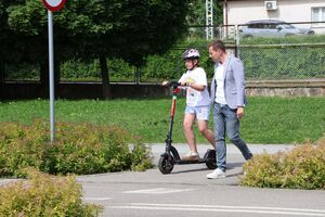 Policjanci egzaminowali uczniów z SP nr 6 w Rzeszowie na kartę rowerową.
