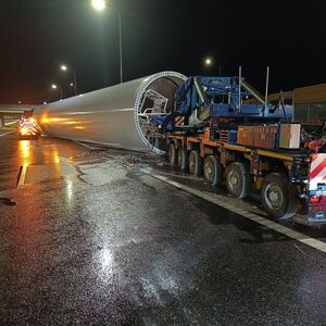 Zablokowana autostrada A4 na węźle Rzeszów-Wschód