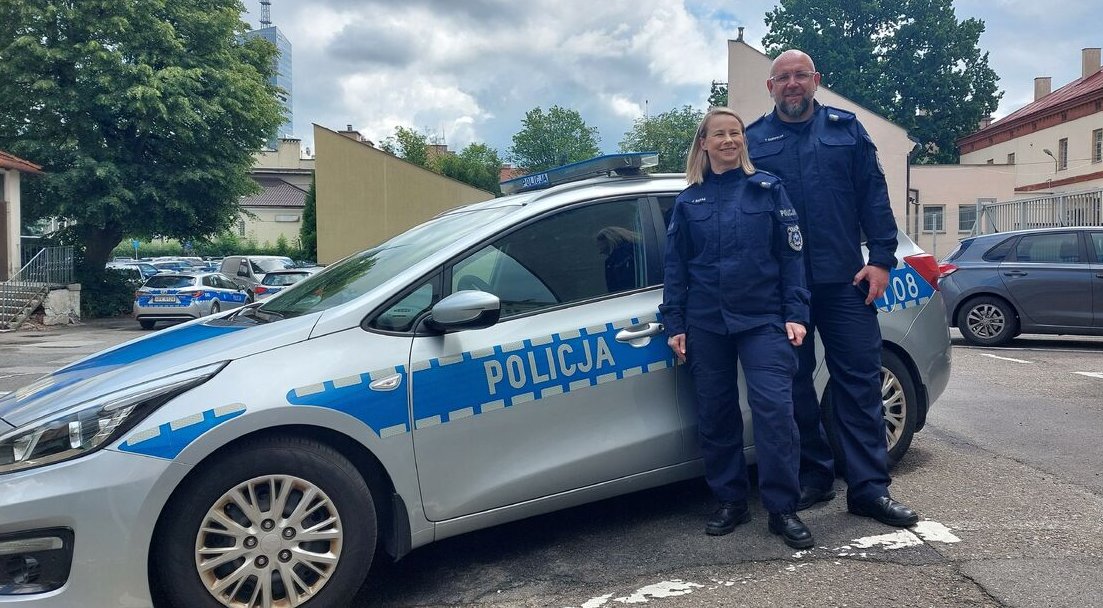 Podziękowania dla policjantów za wyjątkową pomoc