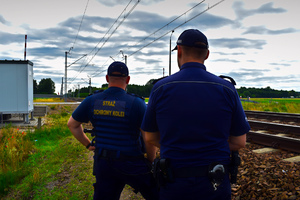 Wspólne działania ropczyckich dzielnicowych z Służbą Ochrony Kolei