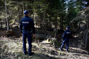 Wspólny patrol sędziszowskich dzielnicowych i policjantów ogniwa konnego Komendy Wojewódzkiej Policji w Rzeszowie