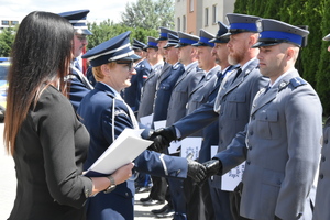 wyróżnieni policjanci