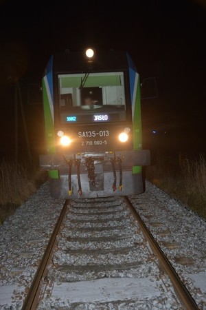 szynobus uczestniczący w zdarzeniu