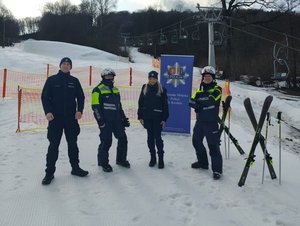 zdjęcia ze stoku narciarskiego w Puławach