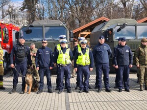 zdjęcia z ćwiczeń z zakresu reagowania kryzysowego na terenie gminy Jedlicze