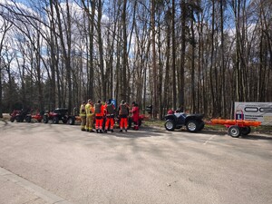 zdjęcia z ćwiczeń z zakresu reagowania kryzysowego na terenie gminy Jedlicze