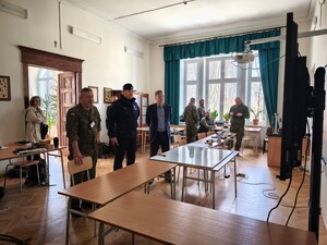 zdjęcia z ćwiczeń z zakresu reagowania kryzysowego na terenie gminy Jedlicze