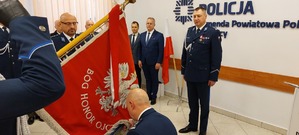 Uroczystość przekazania obowiązków Komendanta Powiatowego Policji w Dębicy