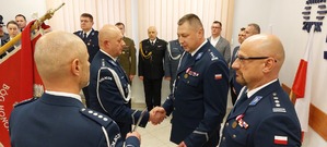 Uroczystość przekazania obowiązków Komendanta Powiatowego Policji w Dębicy