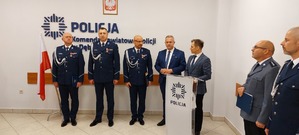 Uroczystość przekazania obowiązków Komendanta Powiatowego Policji w Dębicy