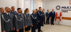 Uroczystość przekazania obowiązków Komendanta Powiatowego Policji w Dębicy