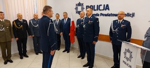 Uroczystość przekazania obowiązków Komendanta Powiatowego Policji w Dębicy
