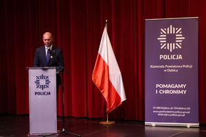 Przemówienie Starosty Powiatu Dębickiego Pana Piotra Chęćka.