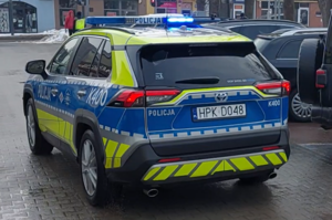 Policjanci WRD podczas patrolu