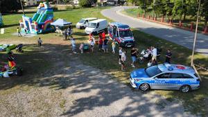 Policjanci podczas pikniku