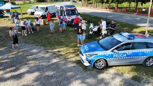 Policjanci podczas pikniku
