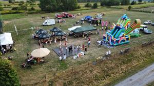 Policjanci podczas pikniku w Zarębkach