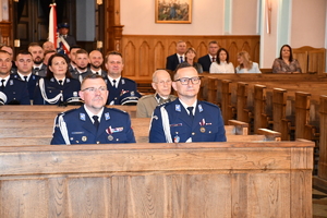Kolbuszowscy policjanci podczas obchodów swojego święta.