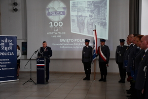 Kolbuszowscy Policjanci podczas obchodów swojego święta